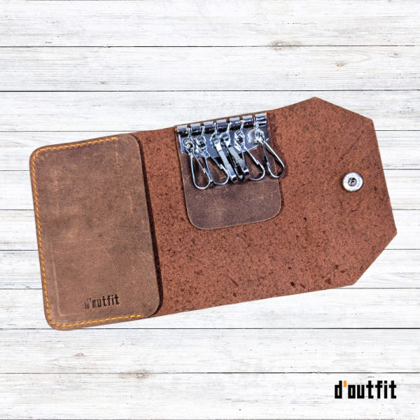 Key Holder - Crazy Horse Genuine Leather