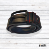 Hook Belt – Black Genuine Leather - Image 2